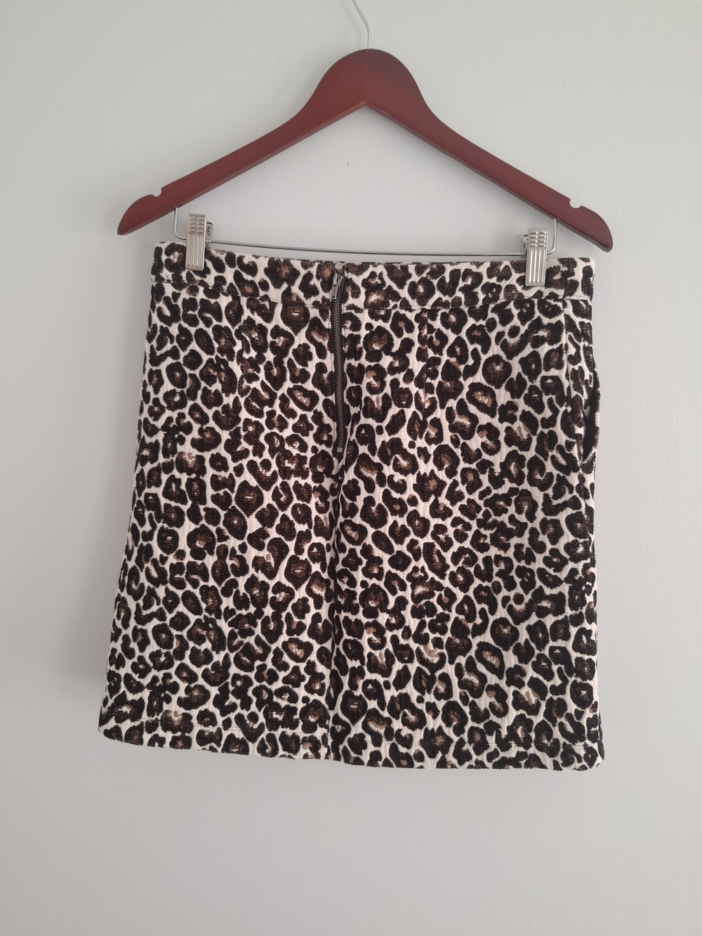 Sanctuary Leopard Print Mini Skirt - Brown & Black SZ L - Picture 2 of 9